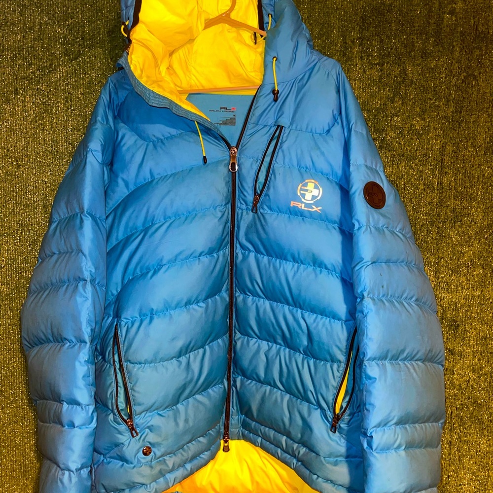 Ralph Lauren RLX puffer coat with hood size XXL